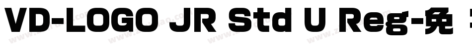 VD-LOGO JR Std U Reg字体转换